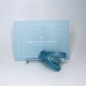 Touchstone Crystal : Tri Wrap, Aqua || 1262